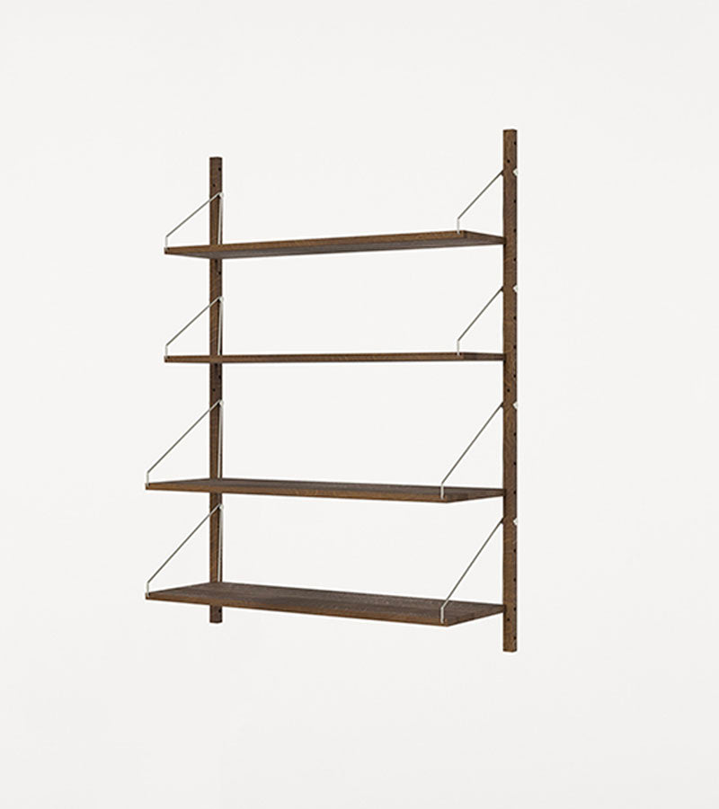 H1148 | W80 Section · Dark Oak · Shelf Library