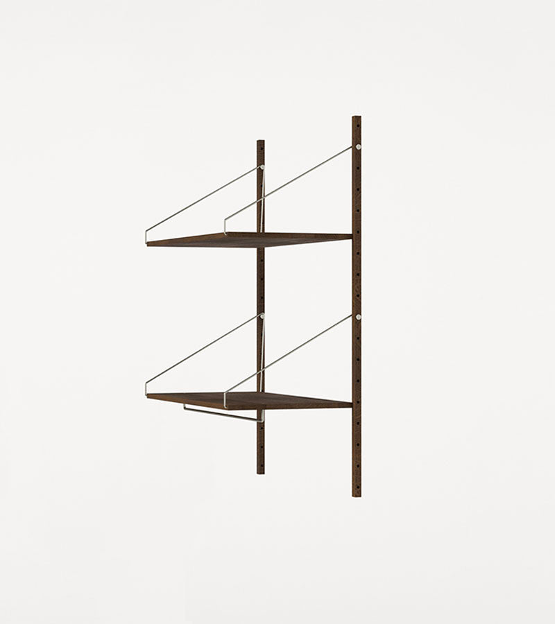 H1148 | Hanger Section · Dark Oak · Shelf Library