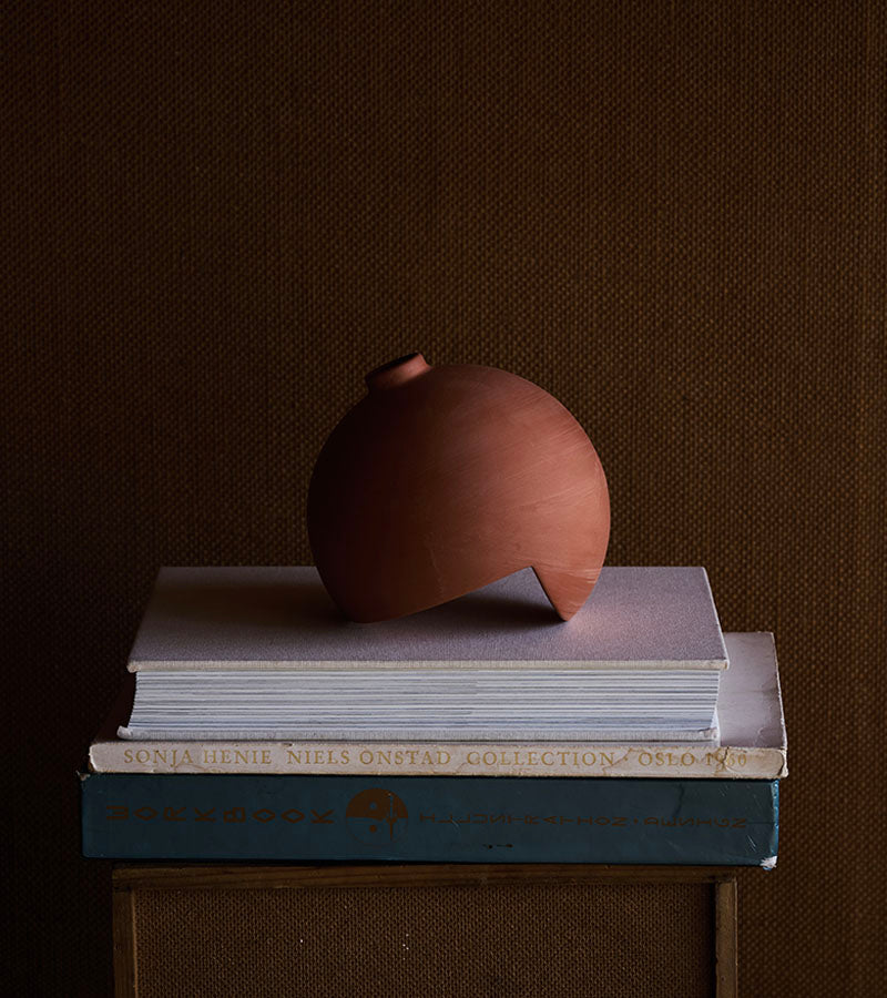 Tumble Vase | Terracotta | Falke Svatun