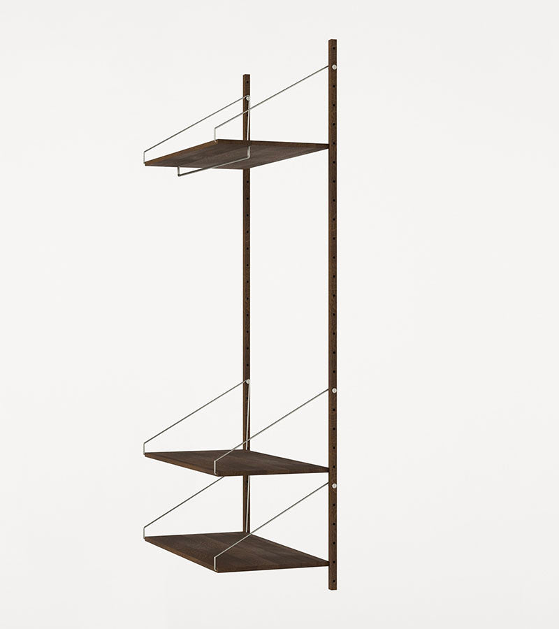 H1852 | Hanger Section · Dark Oak · Shelf Library