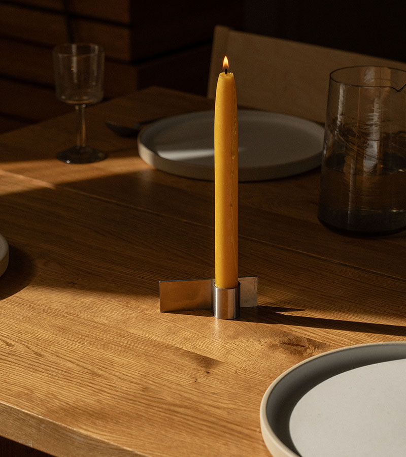 Fundament Candle Holder | Form 2 | Stainless Steel