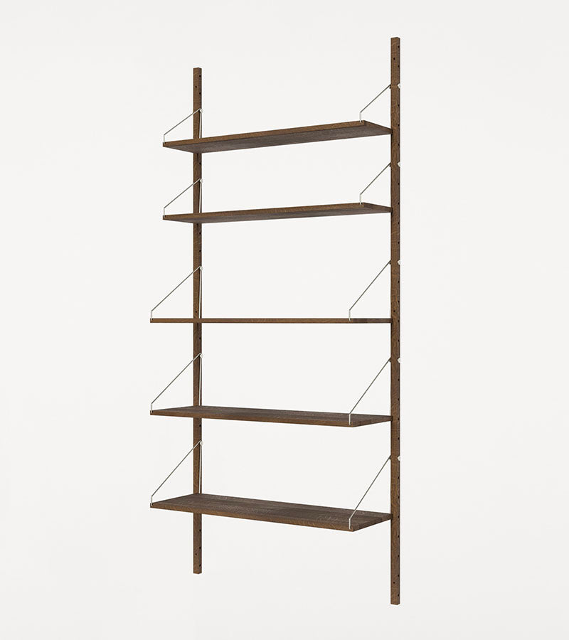 H1852 | W80 Section · Dark Oak · Shelf Library