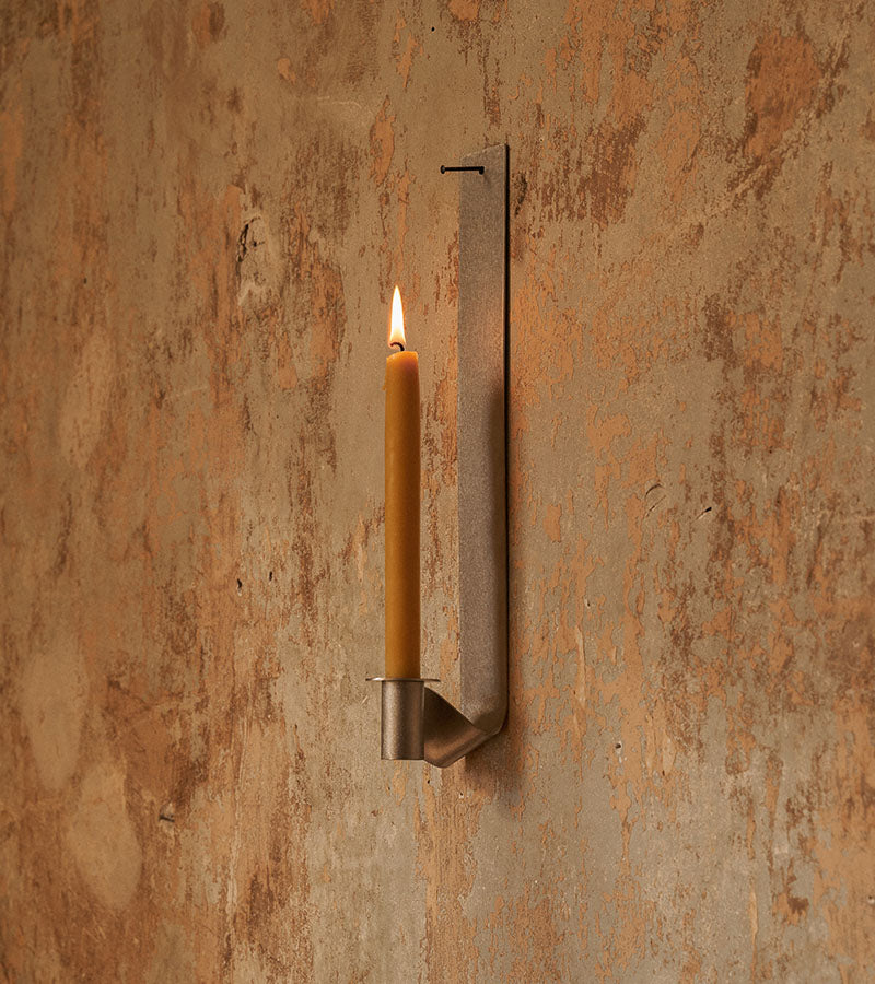 Ornament Candle Holder | Stainless Steel | Long