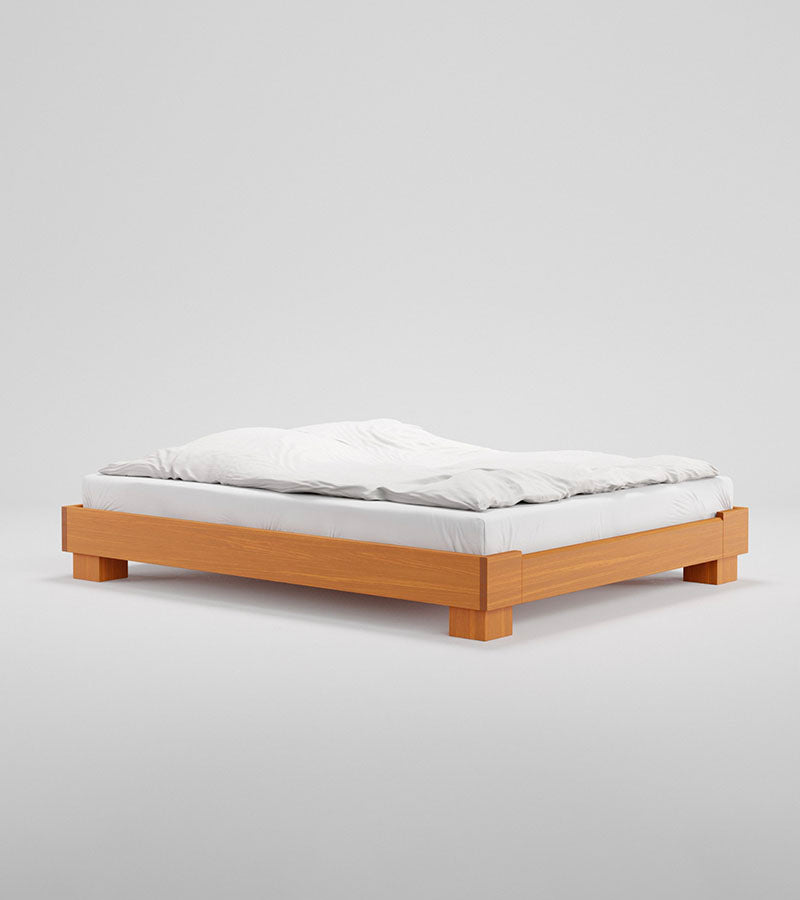 Cubico Bed Frame | Light Amber