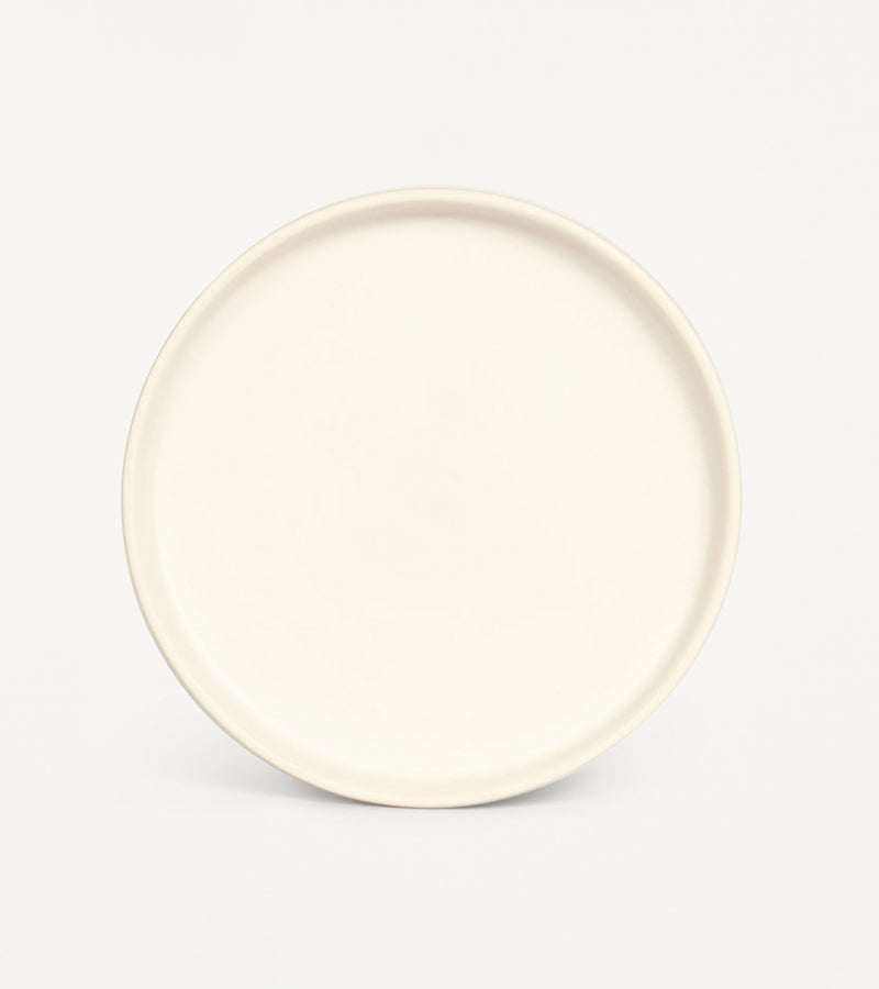 Otto Ceramic Plate  | Natural | Small