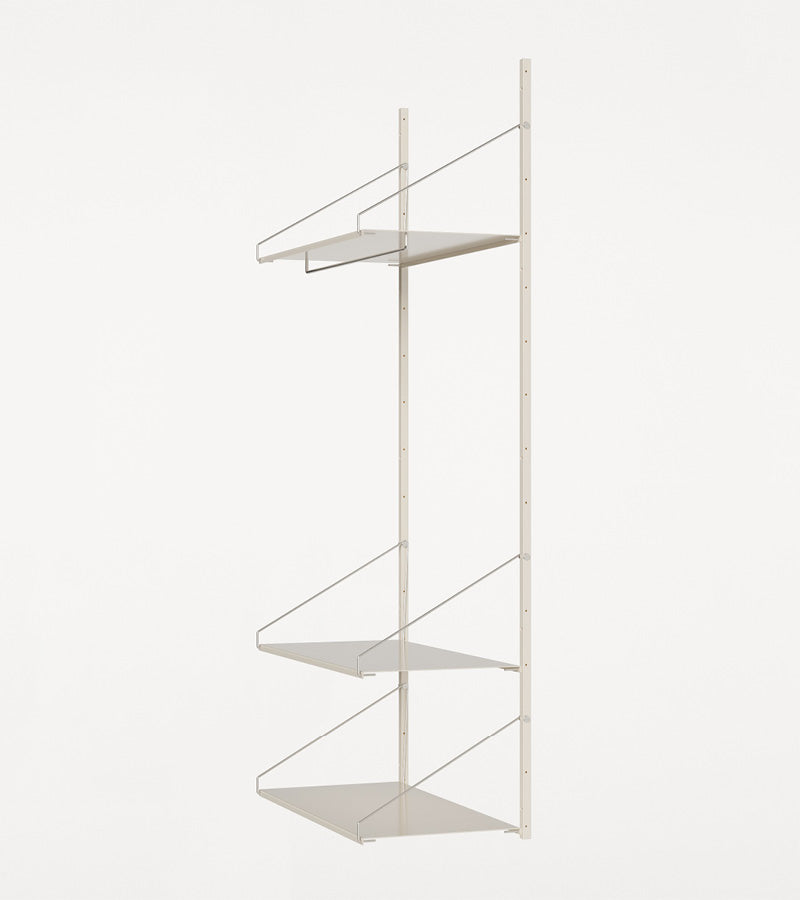H1852 | W80 | Hanger Section · Warm White · Shelf Library