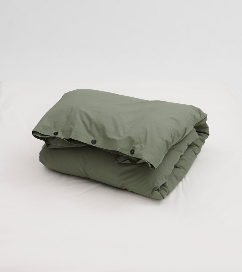 Percale Bedding | Olive Green